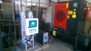 Монтаж компрессора Chicago Pneumatic, осушителя CP COOL, азотного генератора Pneumatech PPNG